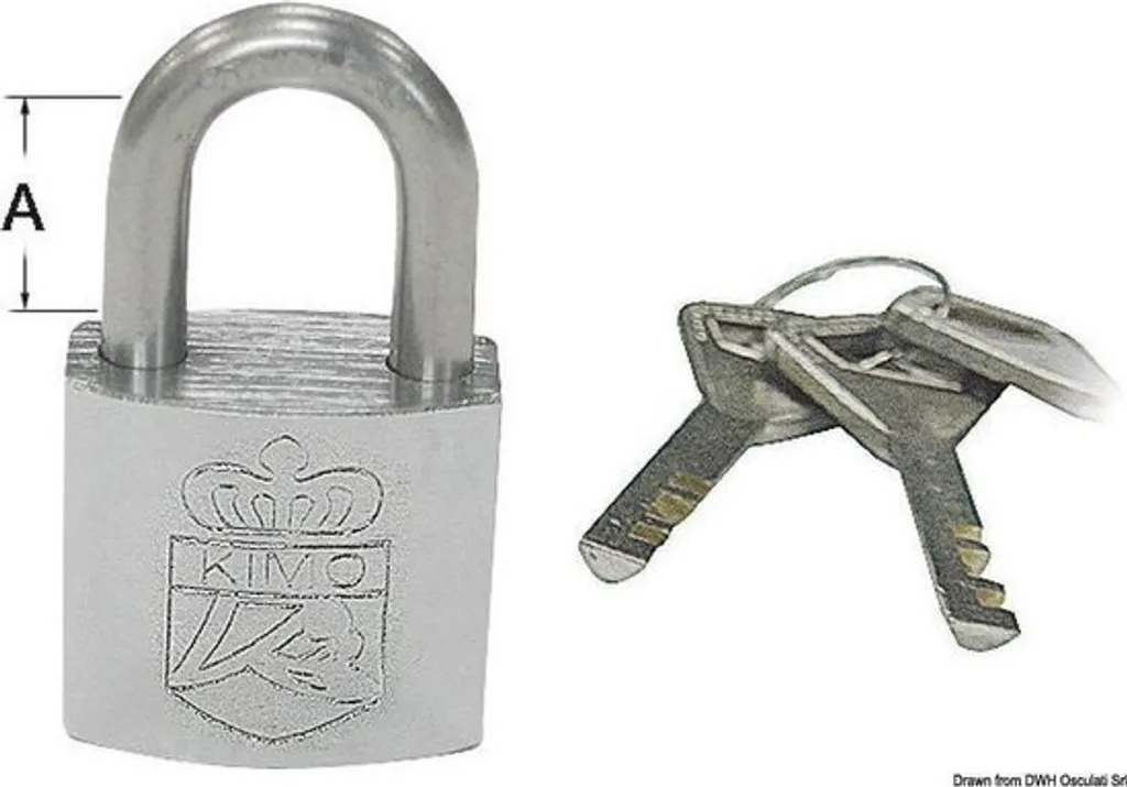 Petit cadenas inox 20x30mm lot de 4 verrous anti-corrosion ultra résistants