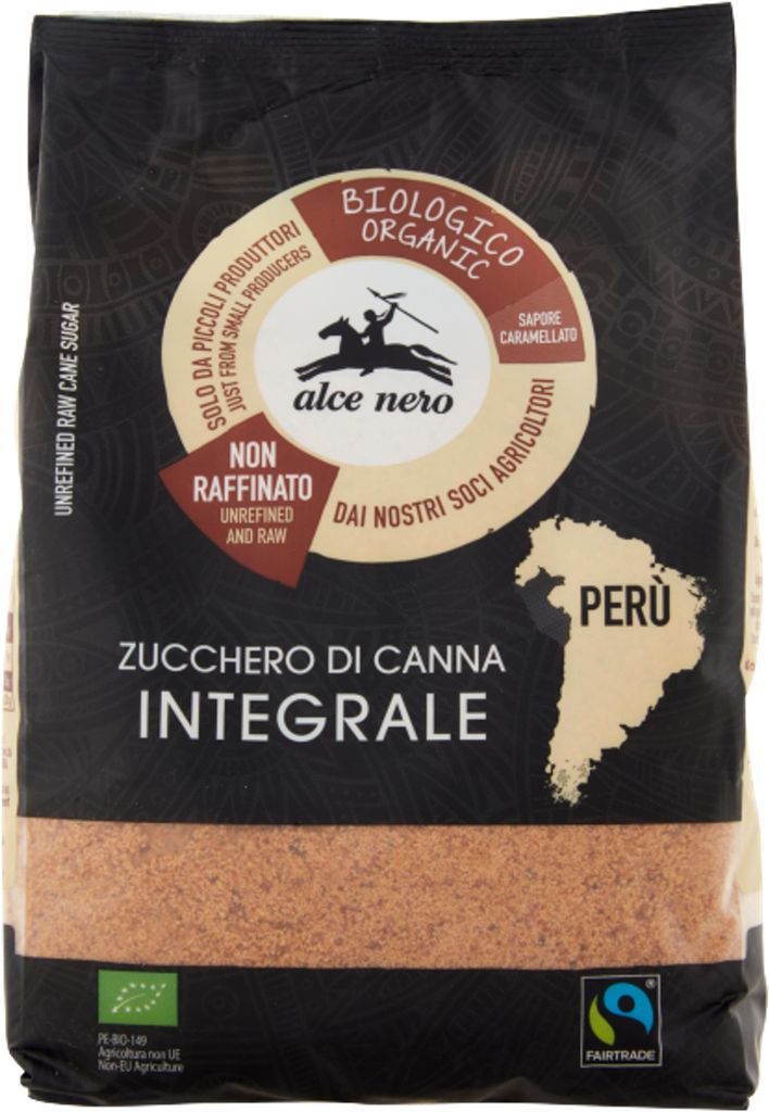 Sucre de canne « Zucchero di Canna Integrale» 500 g - Alce Image du produit 