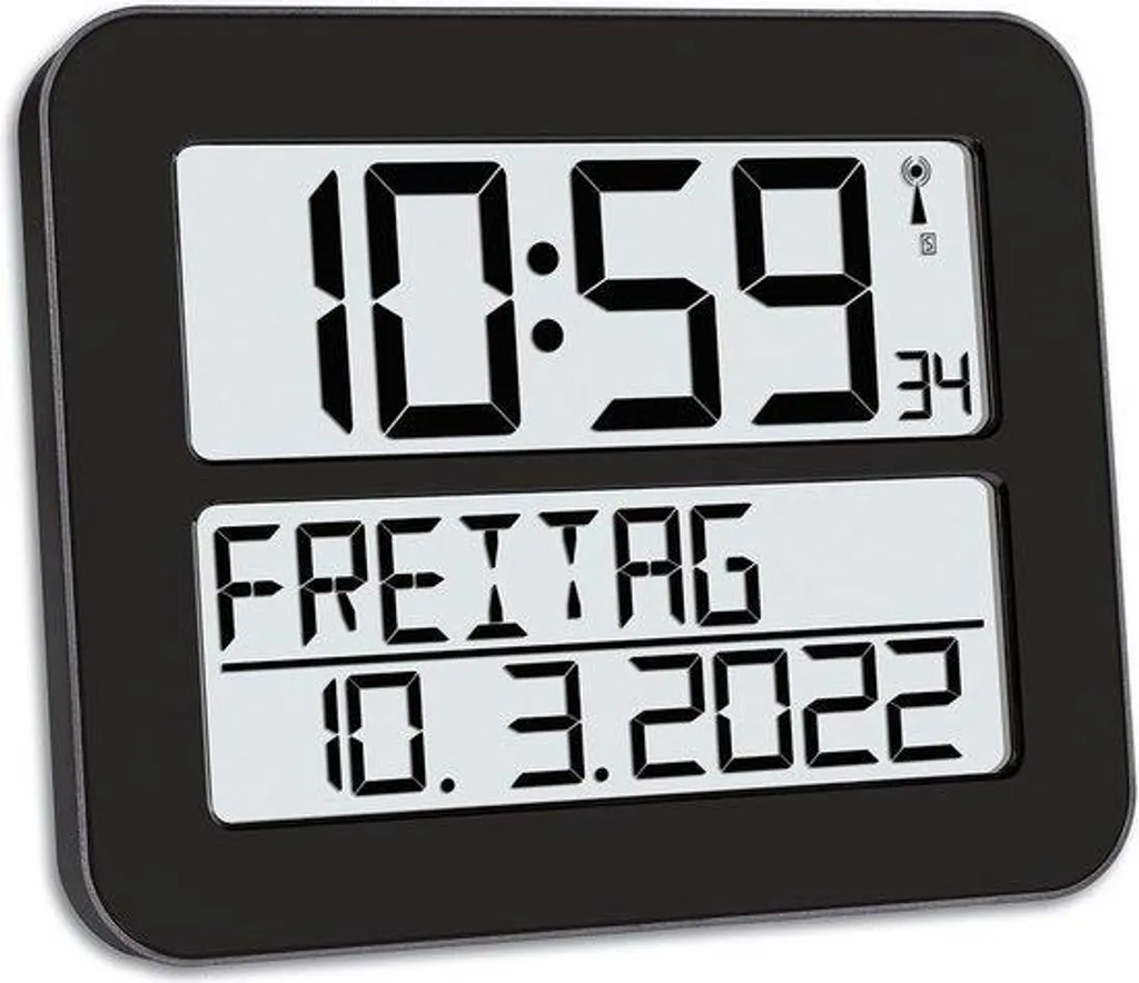 Horloge numérique Alzheimer grand écran 8 pouces avec date et heure