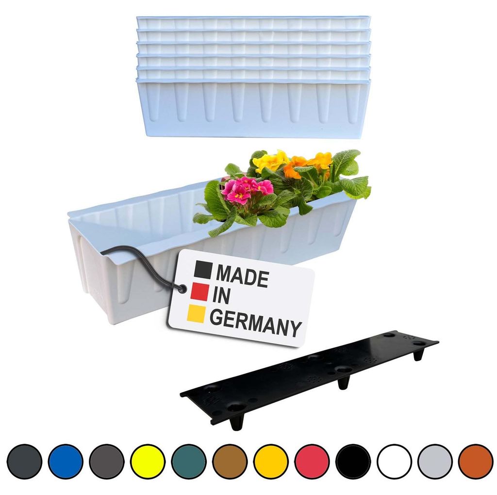 BURI 6 inserts de jardinières pour palettes Euro, tapis Image du produit 