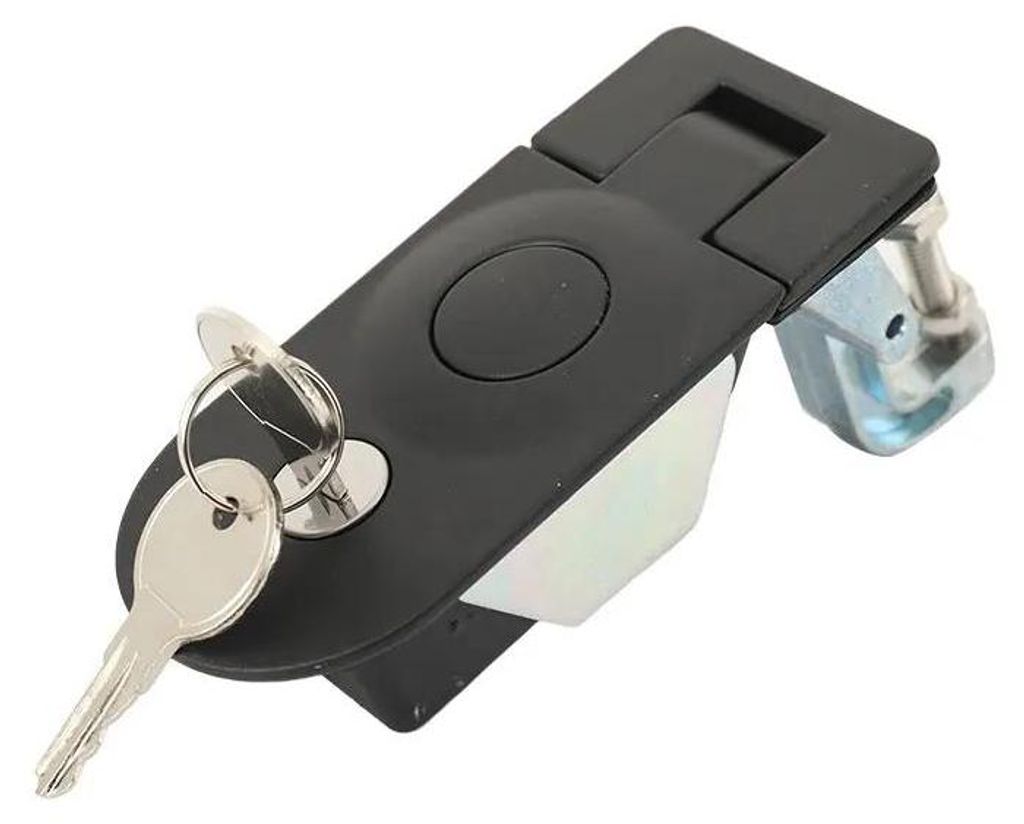4er-Set Möbelschlösser - Druckknopfverschluss (Push-Lock) C5-31/32-15-3 - Flächenbündiger Einbau - Federnder Schnappverschluss - Für Werkzeugk...