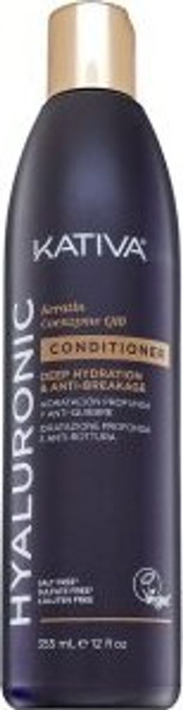 Kativa Hyaluronic Keratin - Coenzyme Q10 Conditioner kräftigender Conditioner mit Hyaluronsäure 355 ml