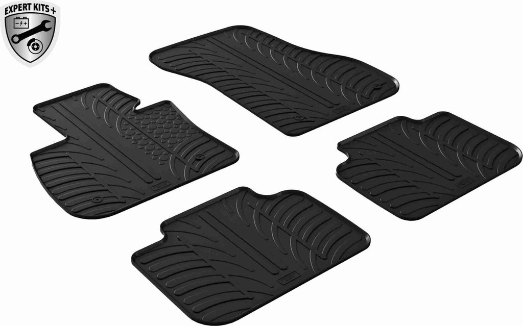 VAICO Fußmatten Set Gummi für BMW X1 (F48) Vorne+Hinten
