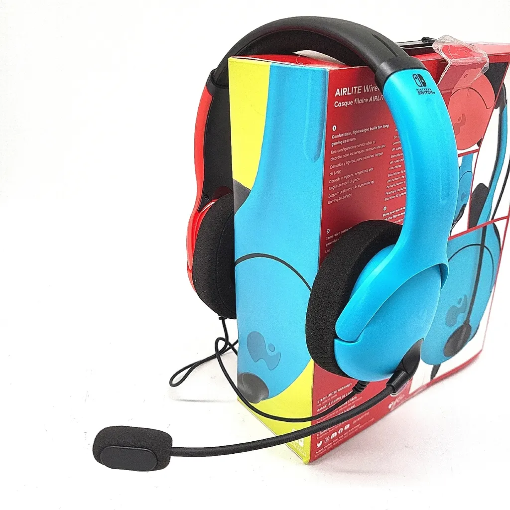 Casque Stéréo LVL40 PDP 500-162-EU-BLRD pour Nintendo Switch Bleu et Rouge - 20