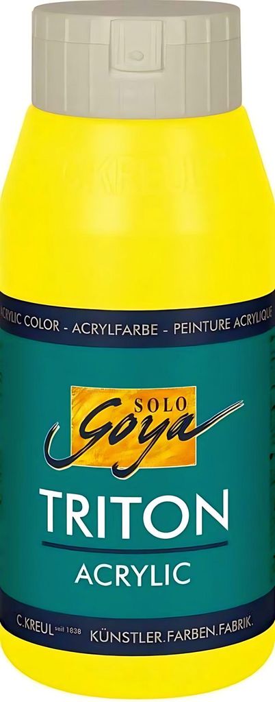 KREUL 17026 Akrylová barva SOLO Goya TRITON lemon 750 ml Obrázek produktu 