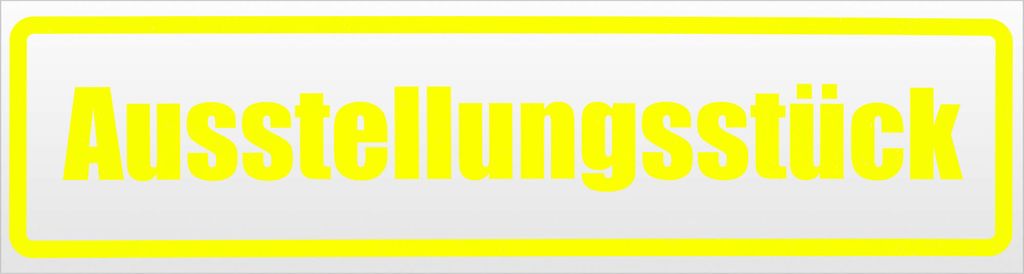 Kiwistar Ausstellungsstück Magnetschild Schild magnetisch - 30cm Neongelb - Magnetfolie für Auto PKW Kfz