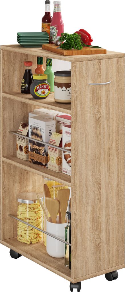 VCM - Chariot de cuisine Sevierwagen Tusal H. 85 x B. 25 x Image du produit 