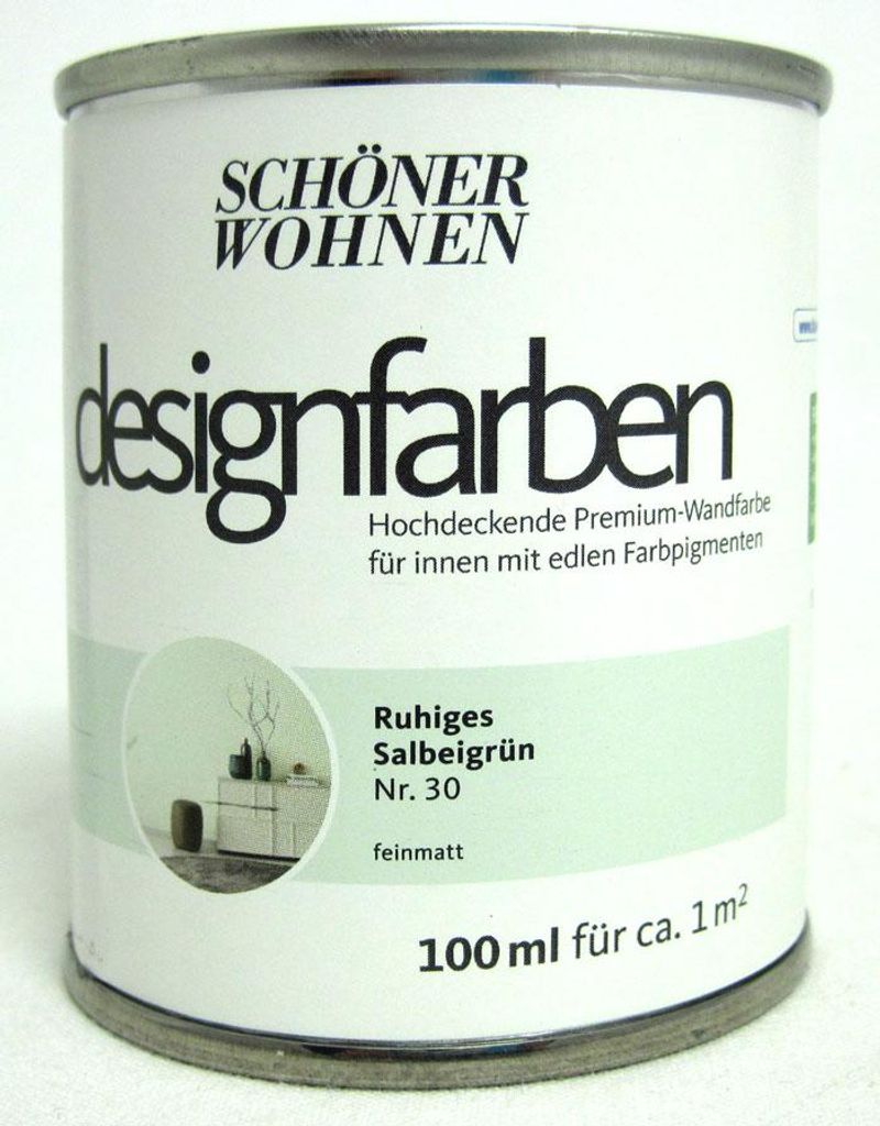 Designfarbe Ruhiges Salbeigrün Nr.30 100 ml Produktbild 