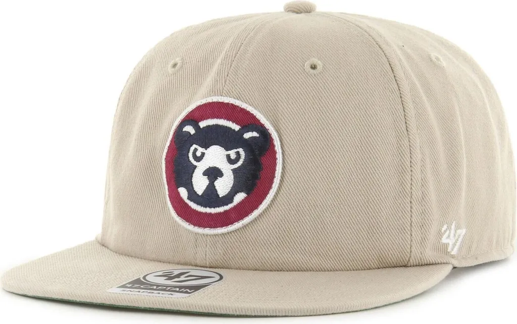 Casquette 47 Brand Chicago Cubs Snapback en Laine avec Logo Brodé