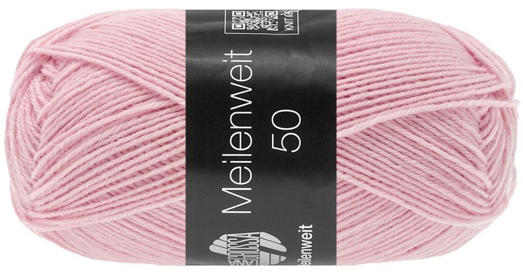 Lana Grossa - Meilenweit 4-fach 50g 1424 rosé Produktbild 