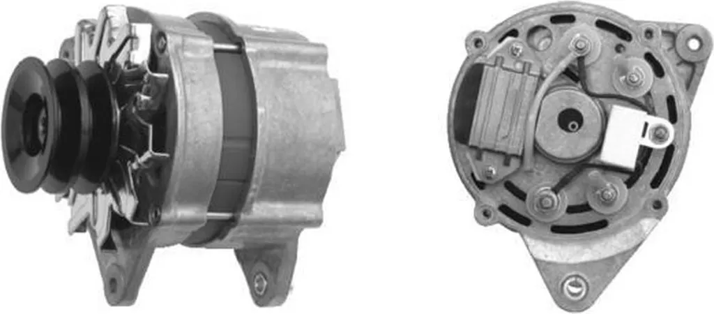 Alternateur 14V 100A MAHLE pour Moteur PERKINS - Poulie Double Disque