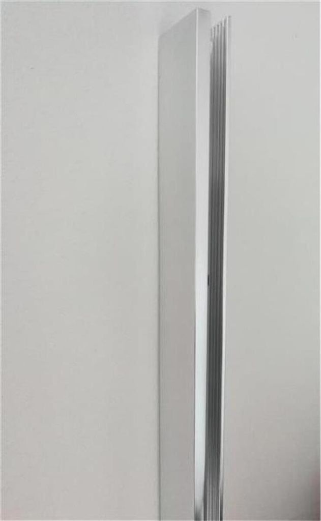 Glaszentrum Hagen - 2000x47x21 mm Aluminiumprofil - Wandprofil - Bodenprofil - Eloxiert