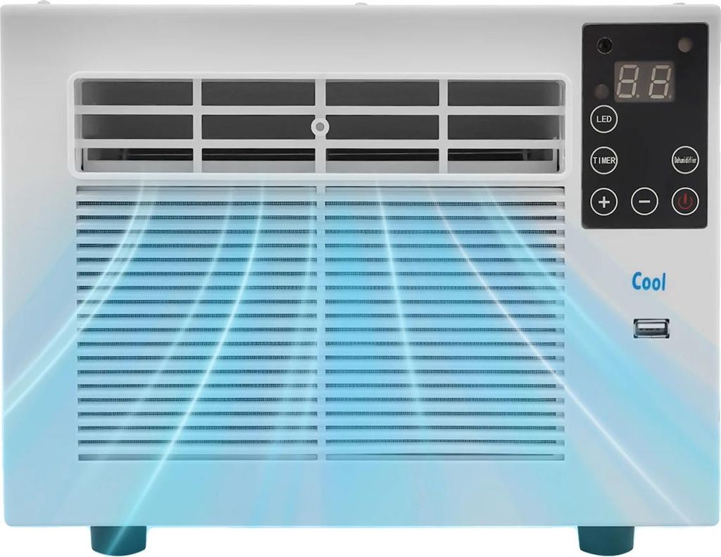 Tragbare Klimaanlage, Fernbedienung, energieeffiziente Produktbild 