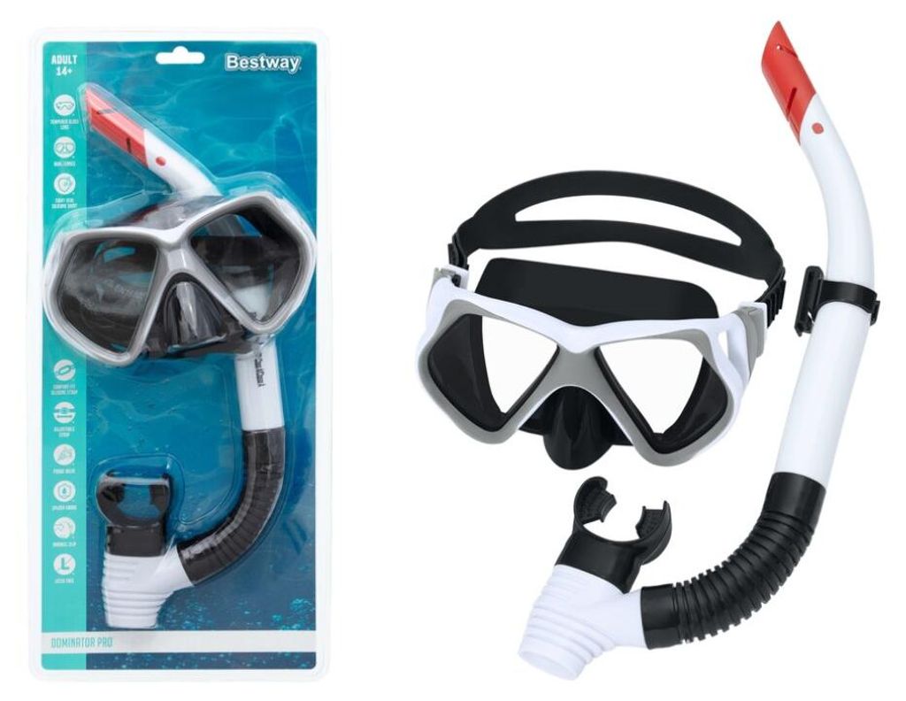 Diving Set White Mask Snorkel Bestway 24069