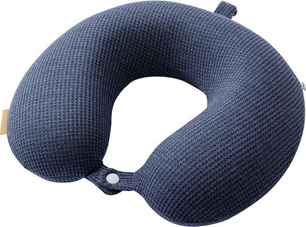 Reisekissen, Nackenstützkissen, einfarbig, extra weich, atmungsaktiv, lindert Müdigkeit, ergonomisches Nackenkissen in U-Form