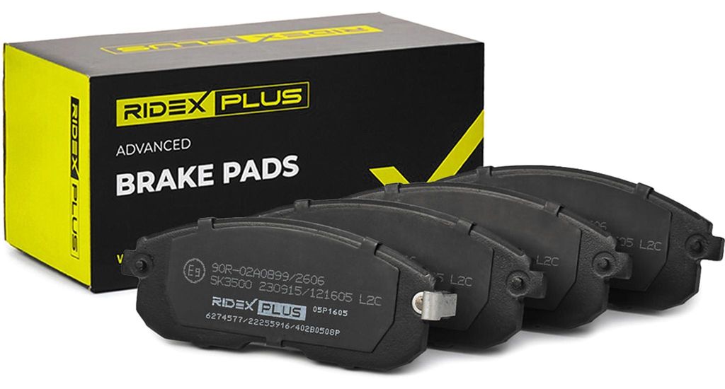 RIDEX PLUS Bremsbeläge Satz Vorne Bremsklötze für RENAULT Latitude Limousine 402B0508P