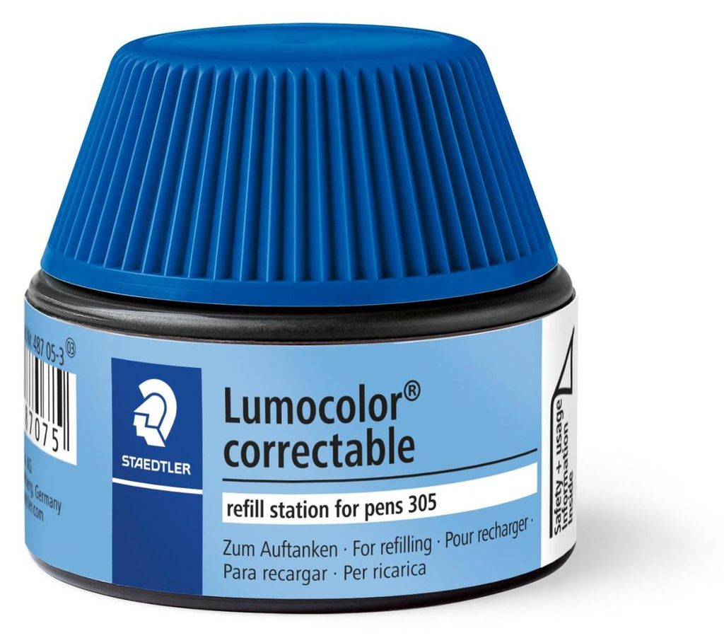 STAEDTLER Nachfüllstation Lumocolor cor. Blau