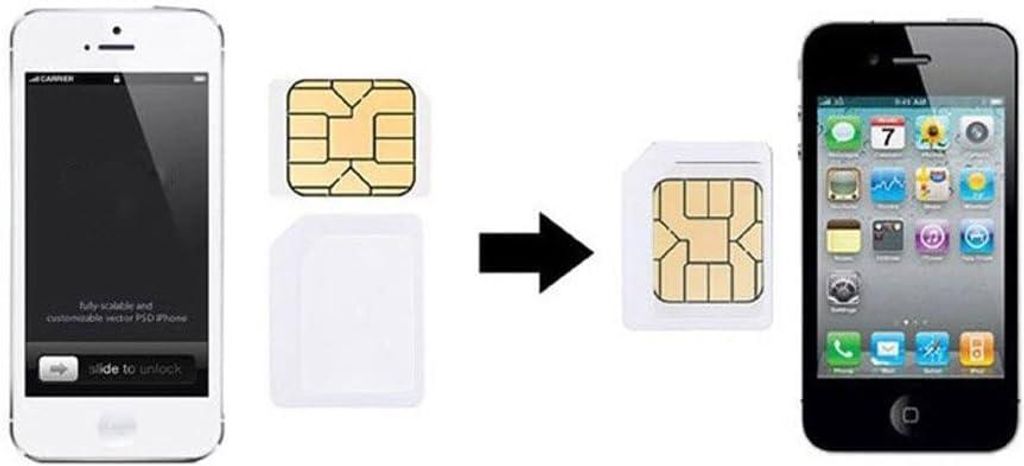 Swissten 4 in 1 SIM Adapter - NanoSIM auf MicroSIM Adapter, Produktbild 