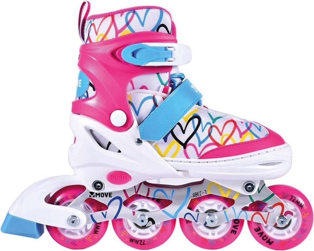 Move Inlineskates: Love White Pink (562411) Größe 38 41