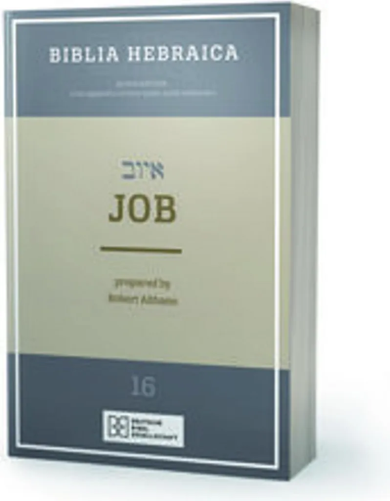 Étudier le Livre de Job en Hébreu : Édition BHQ Biblia Hebraica Quinta