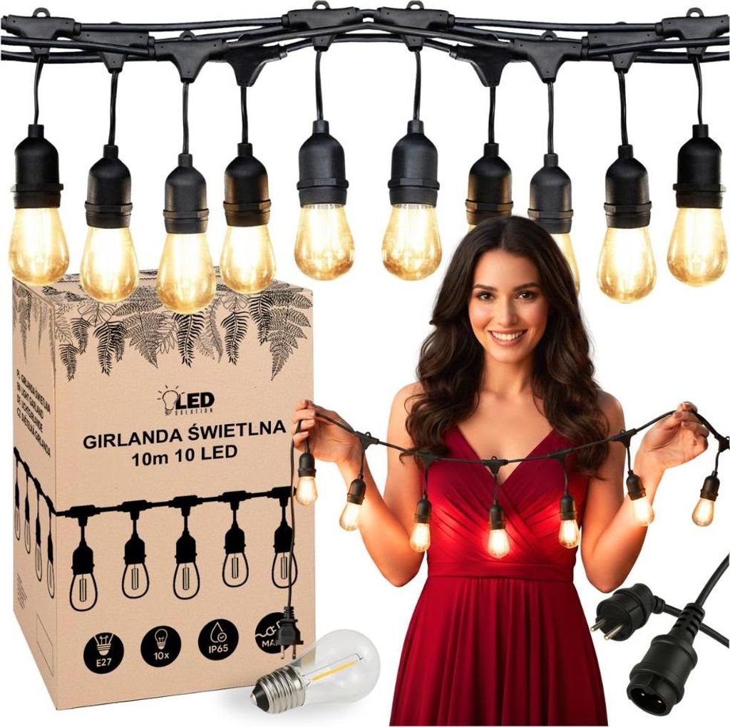 Catena luminosa per esterni, illuminazione da giardino, 10 Immagine del prodotto 