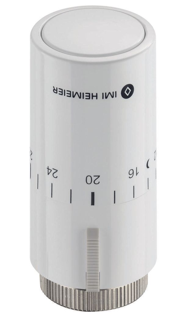 Tête thermostatique HALO 6-28°C blanc Image du produit 