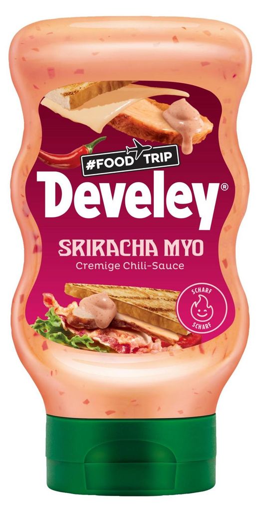 Develey FoodTrip Sriracha Myo Sauce Krémová pikantní chilli Obrázek produktu 
