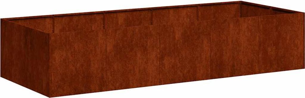 vidaXL Kvetináč Rusty 200x80x40 cm Oceľ odolná voči Obrázok produktu 