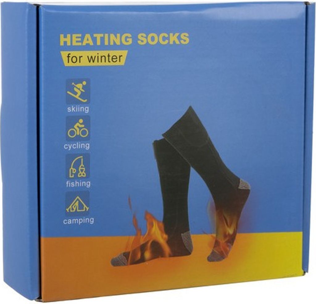 Universal Electric Heated Socks, Schwarz, Modalfaser + Produktbild 13