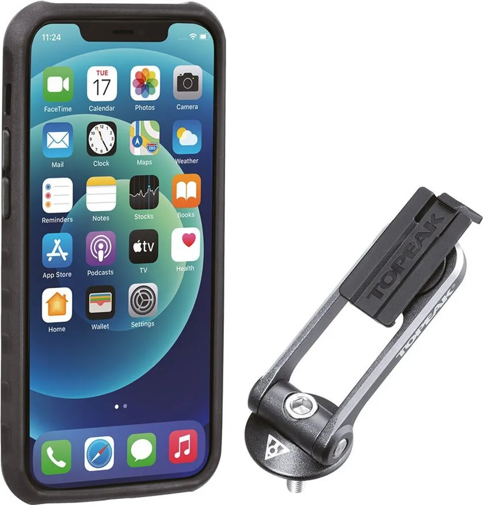 Étui iPhone 12 Mini Topeak Ride Case Transparent avec Fixation Rapide - 12