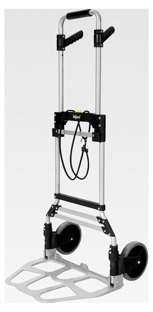 Klappbare Sackkarre bis 150 kg | Sackkarre für Getränkekisten, Faltbare Transportkarre, Kaminholzwagen | Transporthilfe mit Rollen, klappbarer Tr...