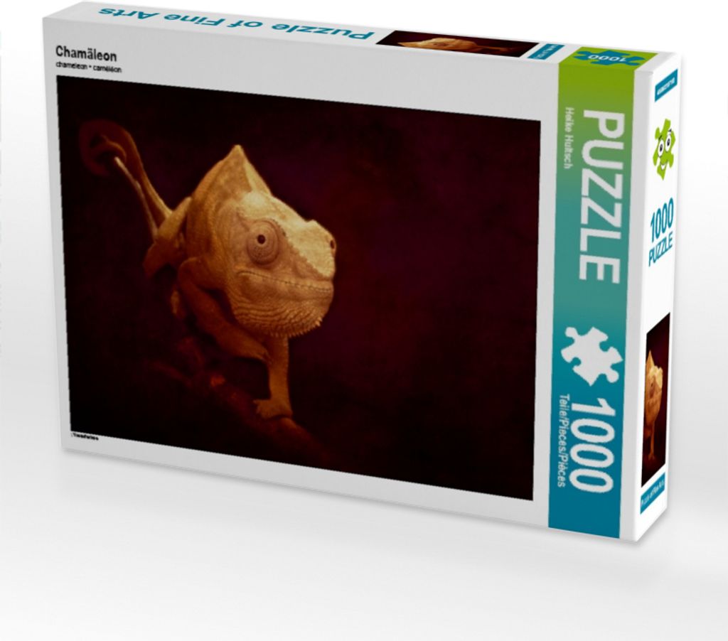 Calvendo Chamäleon 1000 Teile Puzzle quer 640x480mm, Hultsch Heike; 7288158