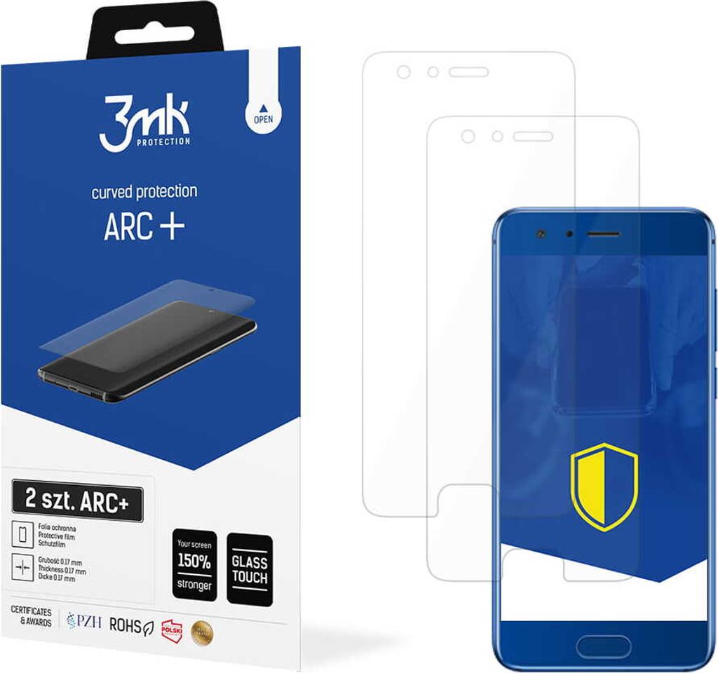 3mk Display Schutzfolie ARC+ für Honor 8s 2020 0,17mm Self-Heal (2 Stück)