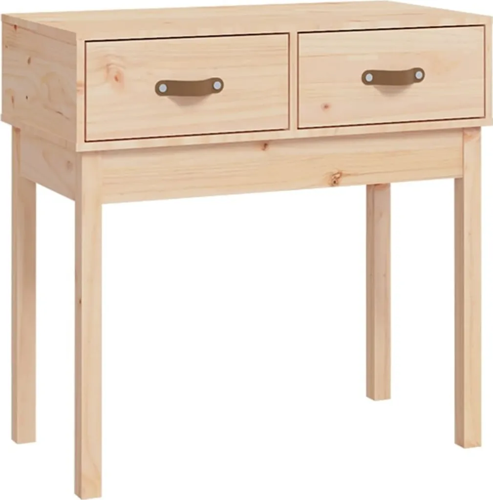 Consolle Design 76,5 cm in Pino Massiccio - Eleganza Materica