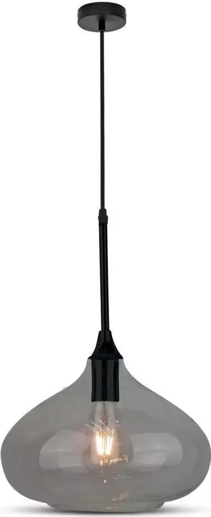Suspension V-TAC VT-7281-BG-3885 en Verre Noir au Design Moderne Chic