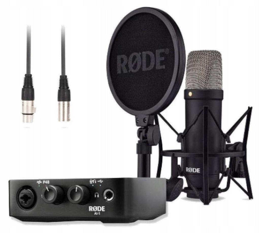 RODE NT1 Signature AI-1 Studio Kit MK2 - Komplett Produktbild 