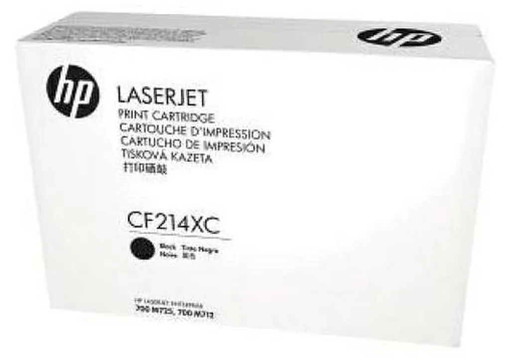 Toner HP 14X Noir CF214X Haute Capacité pour Imprimantes LaserJet Enterprise