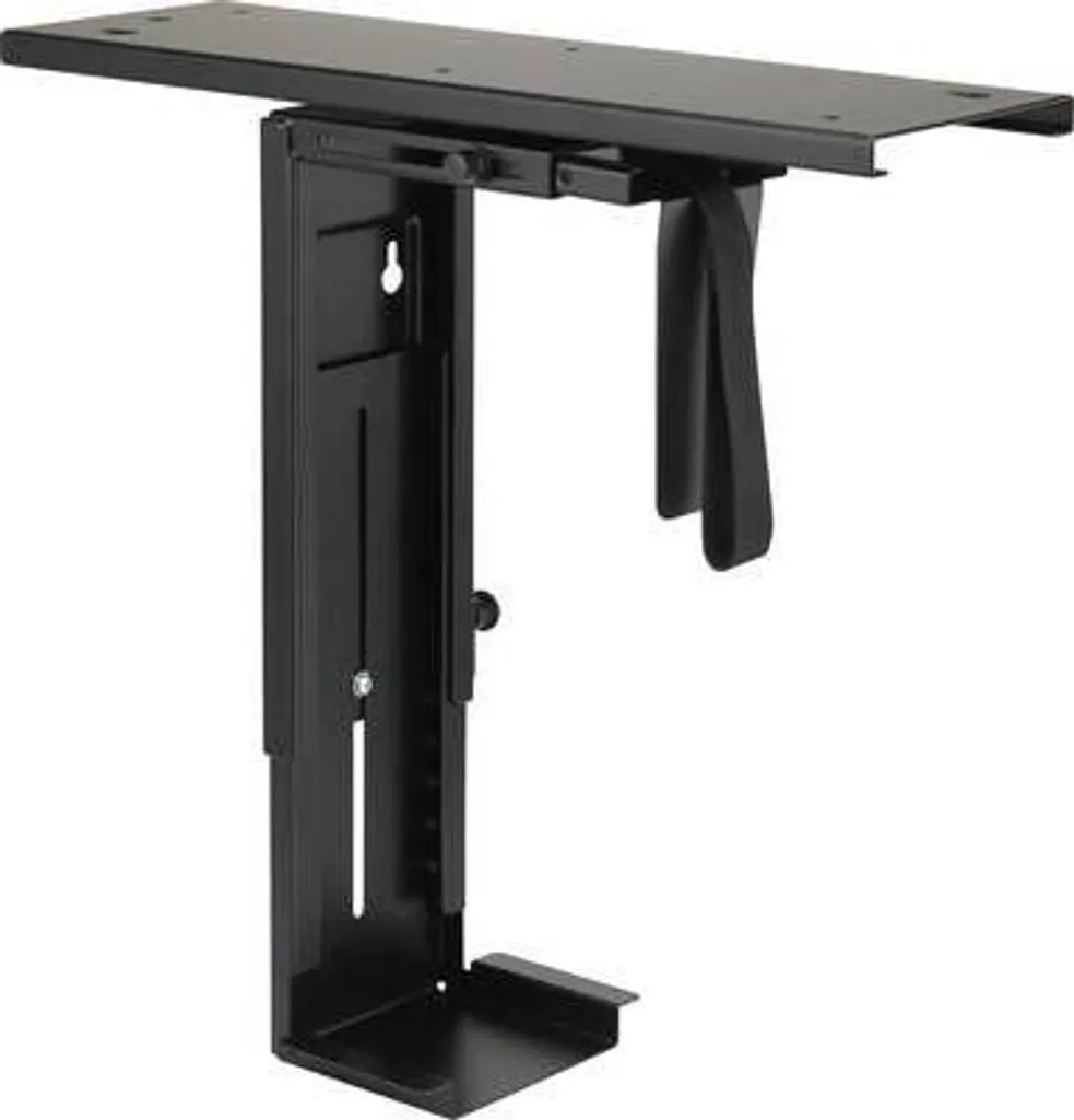 Support PC encastrable SpeaKa Noir 485x147x365 mm - Acier Renforcé