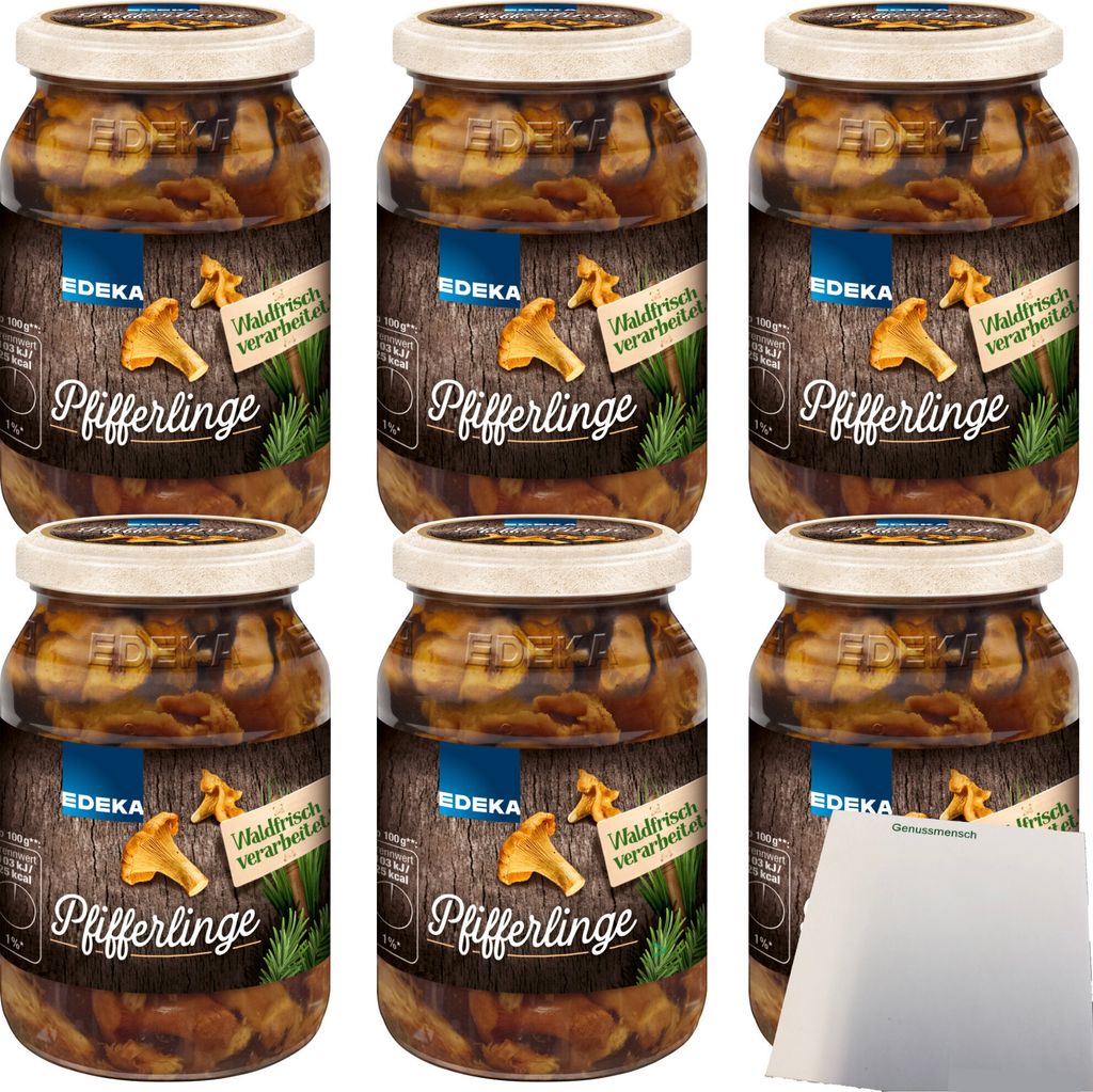 Edeka Pfifferlinge waldfrisch verarbeitet feinste Auslese Produktbild 