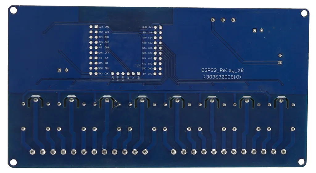 Carte de commande 8 relais ESP32-WROOM-8R DAYPOWER pour domotique DIY