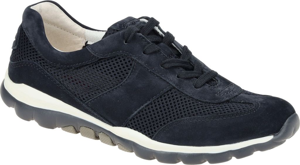 Gabor 06.966 Damenschuhe - bequeme Schnür- Halbschuhe blau Produktbild 