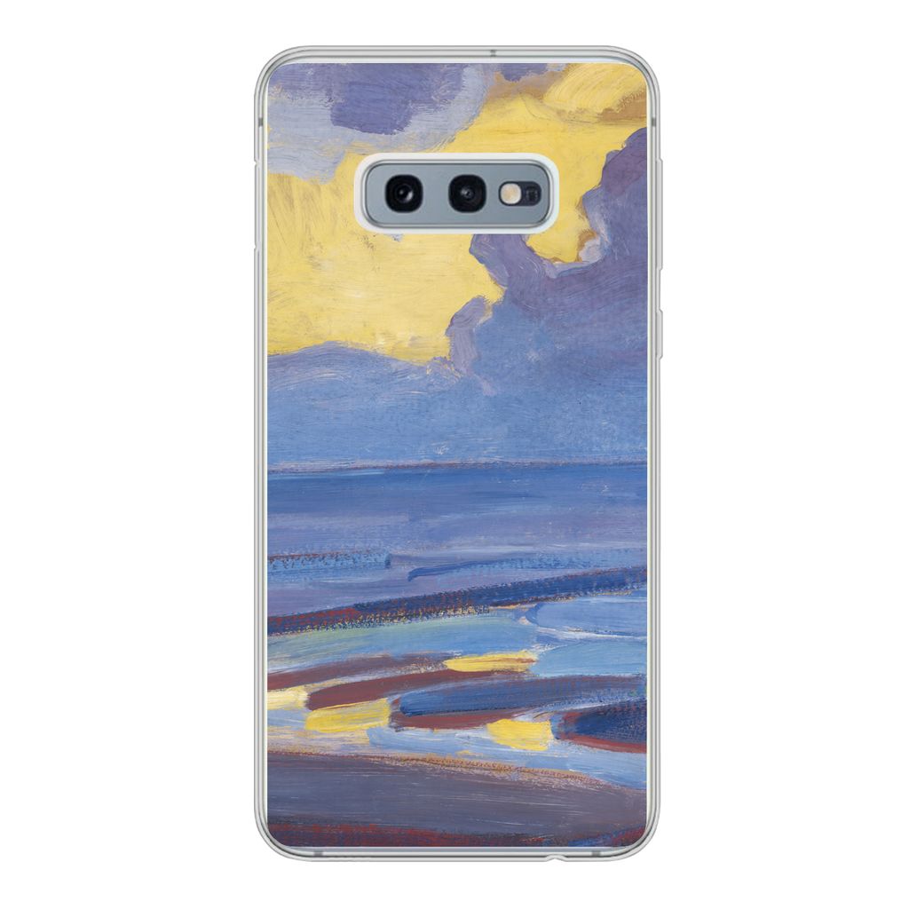 MuchoWow Handyhülle Schutzhülle Hülle für Samsung Galaxy S10e Am Meer - Piet Mondrian Silikon Softcase Handy Hülle - Handy