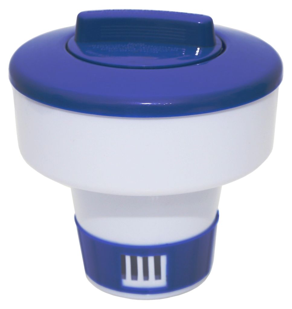 HAF Pool Dosierschwimmer 200g | Chemikalienschwimmer für Chlor & Brom Tabletten | Pool Chlor Dosierer für Poolpflege | Schwimmer für Chlortabletten