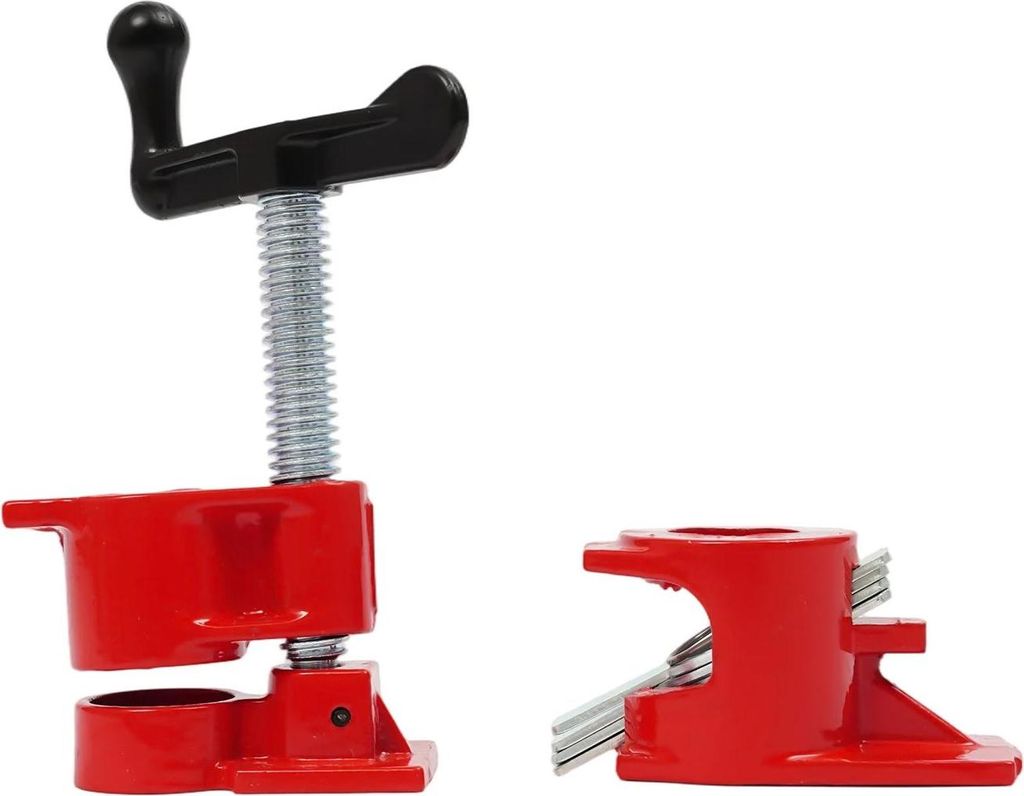 Rohrzwinge für Holzverleimung - Rohrklemme - 12,7 cm Größe - Metall - Für Holz und andere nichtmetallische Werkstoffe