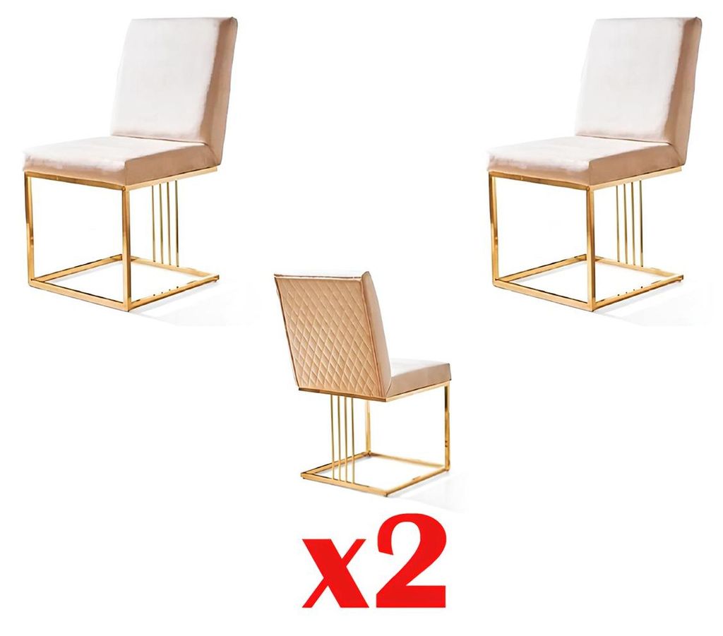 Design Sessel Polster Set 2x Stuhl 100% Textil Stühle Gastro Esszimmer Sets Neu