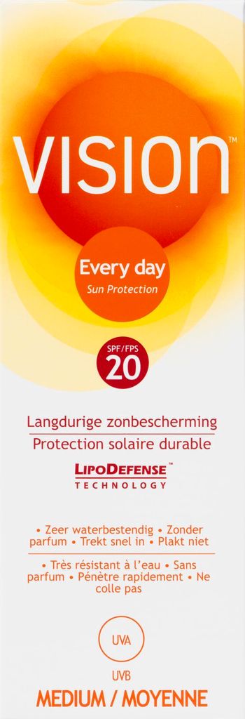 Vision Everyday Tages-Sonnenschutz LSF 20 (180 ml)