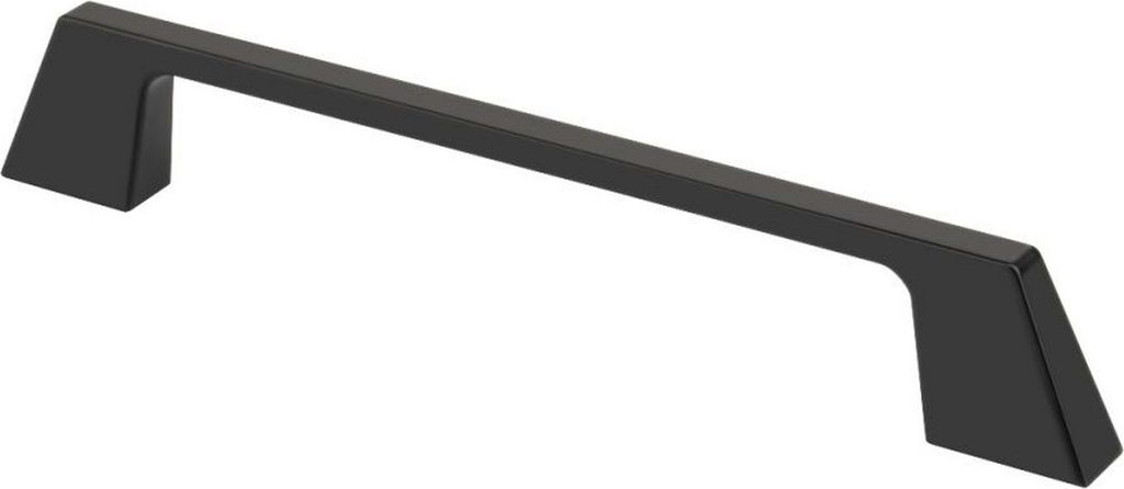 Möbelgriff BA 128mm, Küchengriff mattschwarz, Schrankgriff Stilo