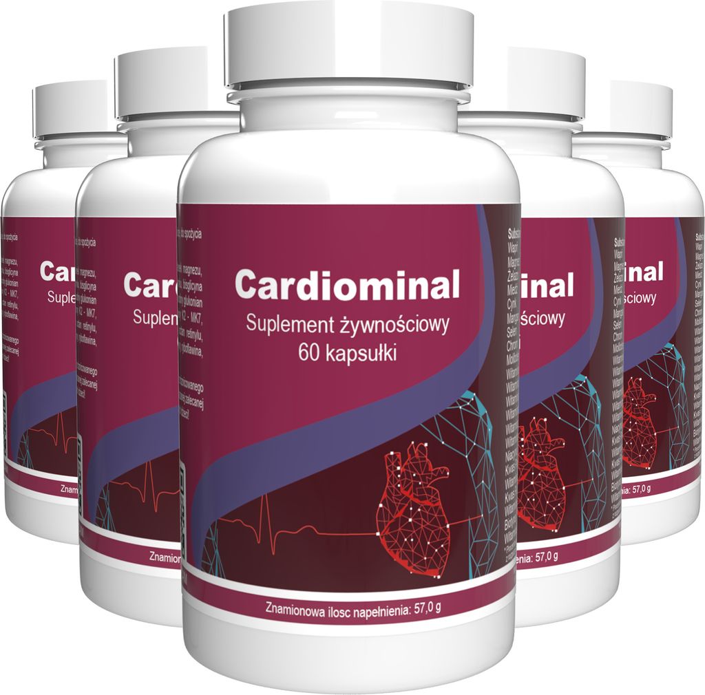Cardiominal - 300 Kapseln (5x60) hochdosiert - Original Produktbild 