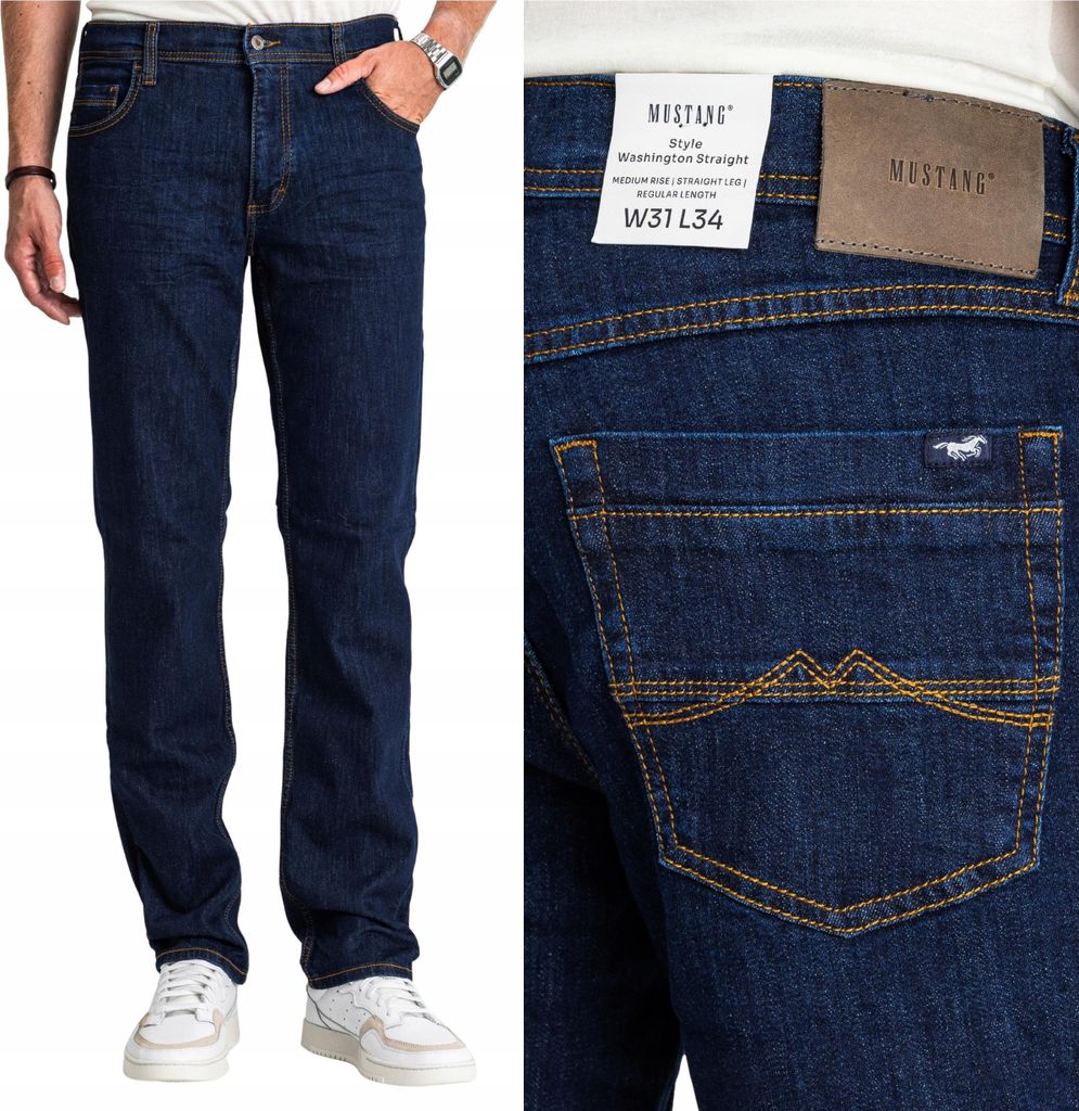 MUSTANG | Washington Straight | Herrenjeans, klassischer Produktbild 