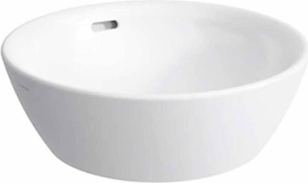 LAUFEN PRO B Waschtisch-Schale, ohne Hahnloch, mit Überlauf, 420x420mm, H8129624001091